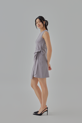 Alissa Side Self Tying Knot Dress