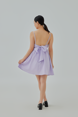 Karla Open Back Babydoll Dress