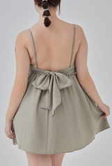 Karla Open Back Babydoll Dress