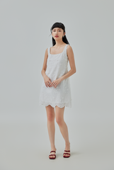 Baylee Embroidered Mini Dress