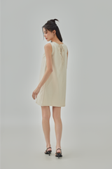 Maria Gathered Neck Mini Dress