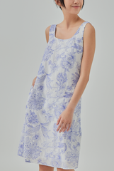 Evelyn Floral Textured Tent Dress