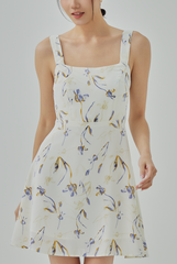 Ivie Floral Printed A-Line Dress