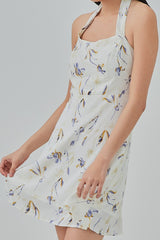 Ivie Floral Printed A-Line Dress