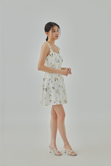 Ivie Floral Printed A-Line Dress