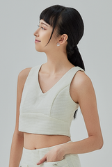 Hope Tweed Princess Panel Crop Top