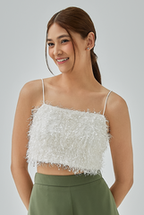 Kacey Fringe Textured Camisole