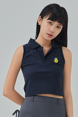 Clara Pineapple Patch Johnny Collar Top