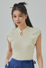 May Cheongsam Inspired Knit Top