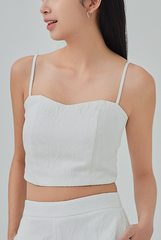 Estella Embroidered Crop Top