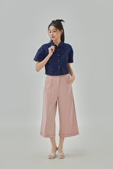 Kayleen Pleated Detail Culottes