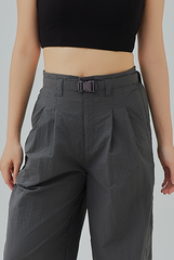 Carli Parachute Clip Buckle Belt Pants