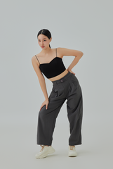 Carli Parachute Clip Buckle Belt Pants