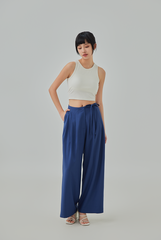 Qaira Pleated Wide Leg Pants