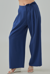 Qaira Pleated Wide Leg Pants