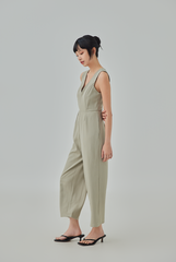 Bernessa Plunge Neck Jumpsuit