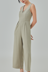 Bernessa Plunge Neck Jumpsuit