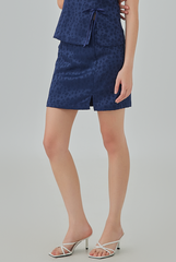 Remi Floral Textured Skort