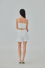 Estella Embroidered High Waisted Shorts