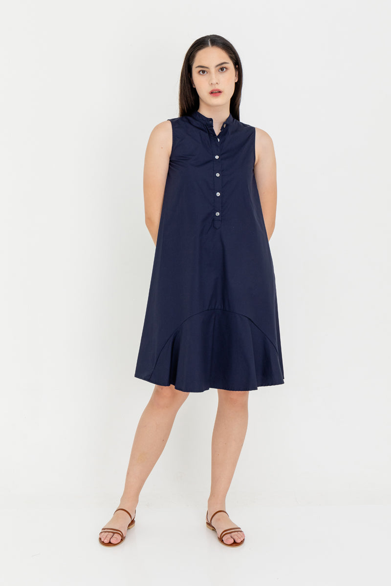 Button down swing dress best sale